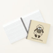 Carnet Mouton dessin animé beige (Intérieur)