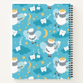 Carnet Mouton mignon Fée des dents Dentiste Hygiéniste  (Dos)