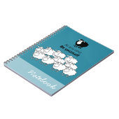 Carnet mouton noir et blanc (Côté gauche)