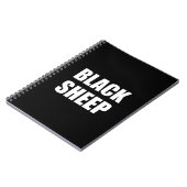 Carnet Moutons noirs (Côté gauche)
