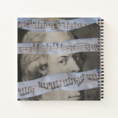 Carnet Mozart en pièces Notebook par Tony Cimino (Dos)