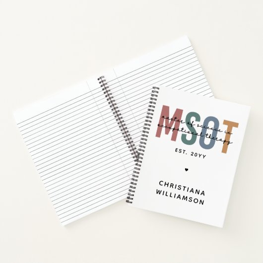 Carnet MSOT Maîtrise scientifique en ergothérapie (Intérieur)