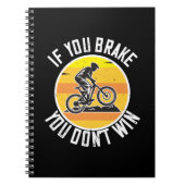 Carnet MTB - Si vous freinez, vous ne gagnez pas (Devant)