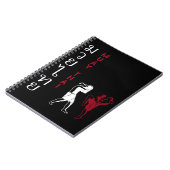 Carnet Muay Thai Boxing Arts martiaux (Côté gauche)