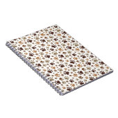 Carnet Muddy Paw Prints Spiral Notebook (Côté Droit)
