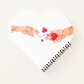 Carnet "Mug d'illustrations de la main romantique - Amour (Dos)
