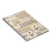 Carnet Mughal Floral Paisley : Ethnic Digital Elegance. (Côté Droit)