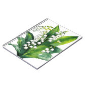Carnet Muguet - Fleurs aquarelle (Côté gauche)