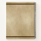 Carnet Mukluks Sur Vieux Papier (Dos)