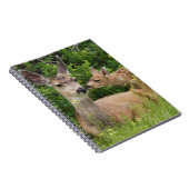 Carnet Mule Deer Doe avec Fawn (Côté Droit)