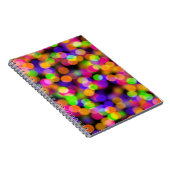 Carnet Multi-Colored Bokeh Lights (Côté Droit)