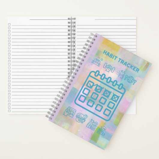 CARNET MULTI-COLORED HABIT TRACKER (À l'intérieur)