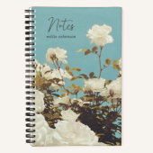 Carnet Multi Roses Floral Garden Custom Spiral Notebook (Recto)