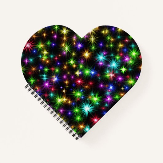 Carnet Multicolor Christmas Star Rays-57191 (Devant)