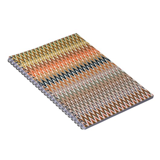 Carnet Multicolor Zigzag Motif (Côté Droit)