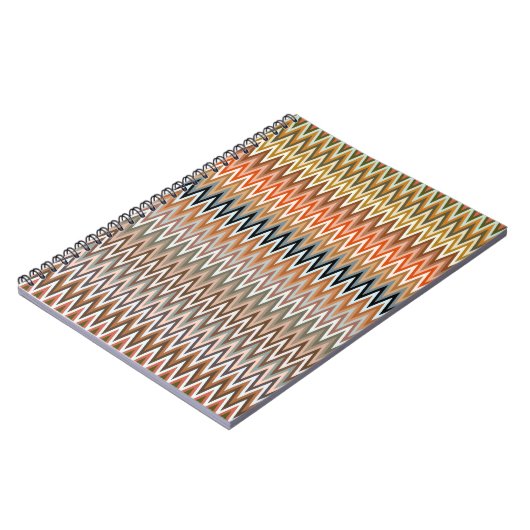 Carnet Multicolor Zigzag Motif (Côté gauche)