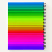 Carnet Multicolore, arc-en-ciel (Dos)