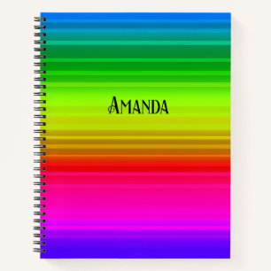 Carnet Multicolore, arc-en-ciel