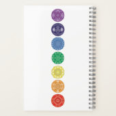 Carnet multicolore Chakra Mandala (Verso)