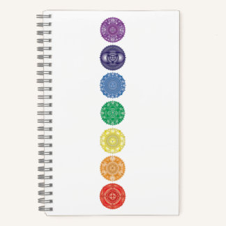 Carnet multicolore Chakra Mandala