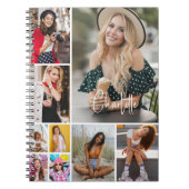 Carnet Multiphoto Collage simple moderne personnalisé (Devant)
