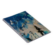 Carnet Mur abstrait multicolore (Côté Droit)
