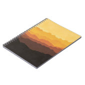 Carnet Mur bohème, montagne pastel. (Côté gauche)