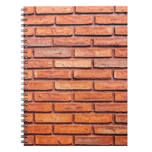 Carnet Mur brique orange brique mur (Devant)