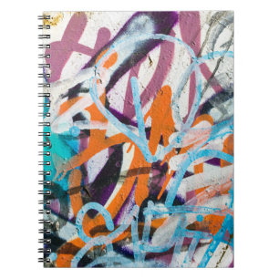 Carnet Mur de béton patiné, texture grungy.