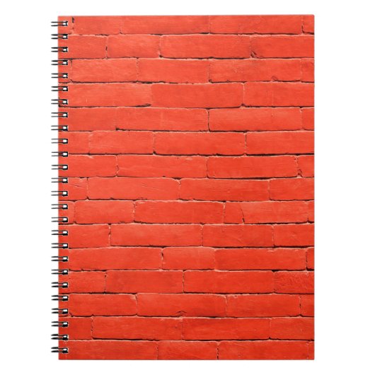 Carnet Mur de brique brique rouge (Devant)