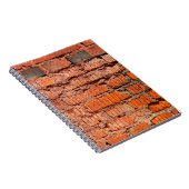 Carnet Mur de brique rouge textureabandonné, vieillisseme (Côté Droit)