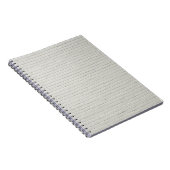 Carnet Mur de briques blanches (Côté Droit)
