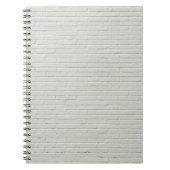 Carnet Mur de briques blanches (Devant)
