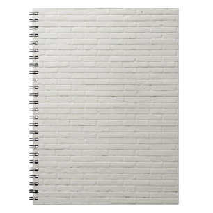 Carnet Mur de briques blanches
