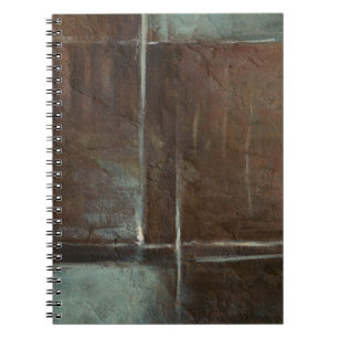 Carnet Mur de briques rouge et gris