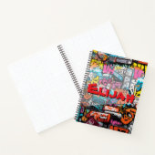 Carnet Mur de graffitis urbains (Intérieur)
