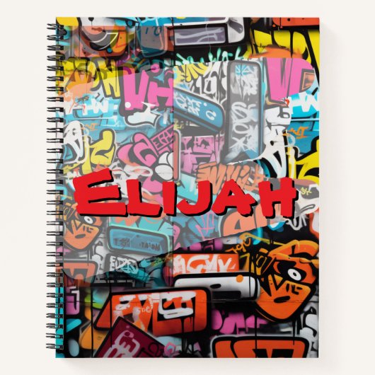 Carnet Mur de graffitis urbains (Devant)
