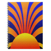 Carnet Mur du coucher du soleil (Devant)