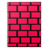 CARNET MUR EN BRIQUE ROUGE (Devant)