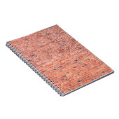 Carnet Mur en brique rouge orange vif (Côté Droit)
