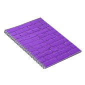 Carnet Mur en brique violet peint (Côté Droit)