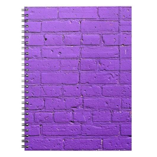 Carnet Mur en brique violet peint (Devant)