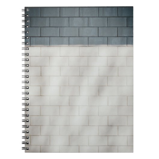 Carnet Mur en briques blanches (Devant)