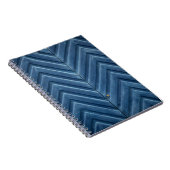Carnet Mur en chevron bleu (Côté Droit)