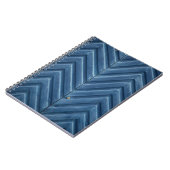 Carnet Mur en chevron bleu (Côté gauche)
