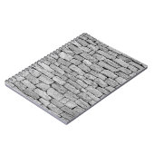 Carnet Mur en pierre grise, arrière - plan abstrait. (Côté gauche)