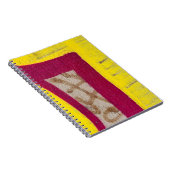 Carnet Mur jaune et rose (Côté Droit)