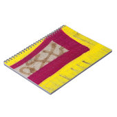 Carnet Mur jaune et rose (Côté gauche)