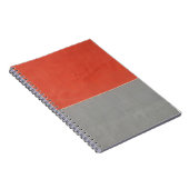 Carnet Mur peint en gris et orange (Côté Droit)