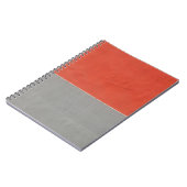 Carnet Mur peint en gris et orange (Côté gauche)